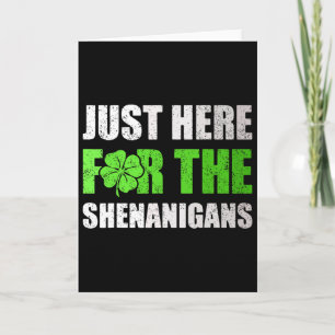 St Patricks Day Nur Hier Für Die Scherereien Herre Karte