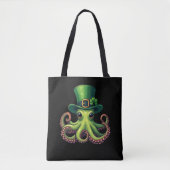 St Patricks Day Octopus Niedlich Saint Pattys Tasche (Vorderseite)