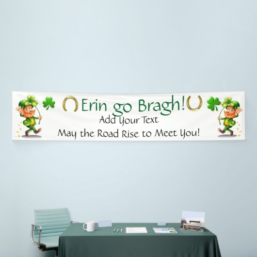 St. Patrick's Day oder Irish Business Banner (Messeveranstaltung)