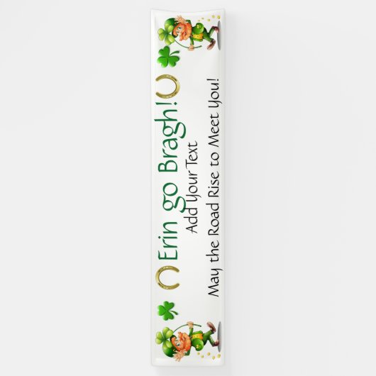 St. Patrick's Day oder Irish Business Banner (Vertikal)