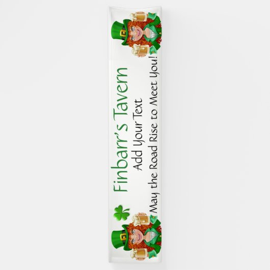 St. Patrick's Day oder Irish Business Banner (Vertikal)