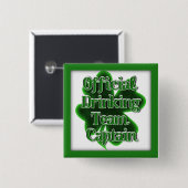 St. Patrick's Day Offiziell Drinking Team Captain Button (Vorne & Hinten)