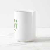 St. Patrick's Day One Lucky Boy Green Clover Kaffeetasse (Mittel)