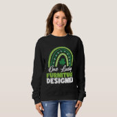 St Patricks Day One Lucky Furniture Designer Sweatshirt (Vorne ganz)
