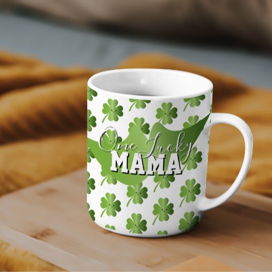 St Patricks Day One Lucky Mom Kaffeetasse