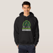 St Patricks Day One Lucky Packaging Engineer Hoodie (Vorne ganz)