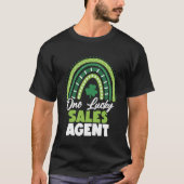 St Patricks Day One Lucky Sales Agent T-Shirt (Vorderseite)