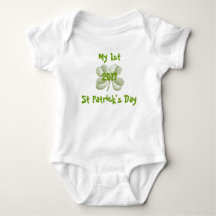 St Patrick's Day Onsie für das Baby
