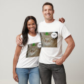 St Patricks Day Orange Tabby Cat T-Shirt (Unisex)