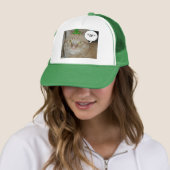 St Patricks Day Orange Tabby Cat Truckerkappe (Beispiel)