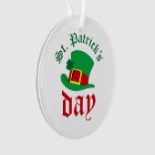 St.Patrick's Day Ornament (Vorderseite)
