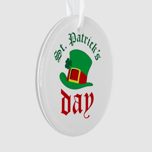 St.Patrick's Day Ornament (Vorderseite)