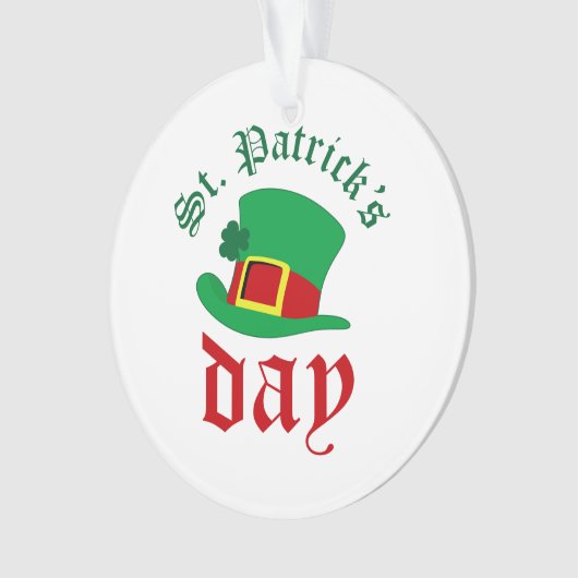 St.Patrick's Day Ornament (Vorderseite)