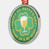 St. Patrick's Day Ornament Aus Metall (Links)