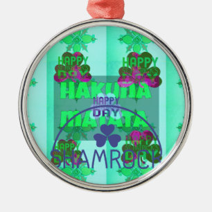 St. Patrick's Day Ornament Aus Metall