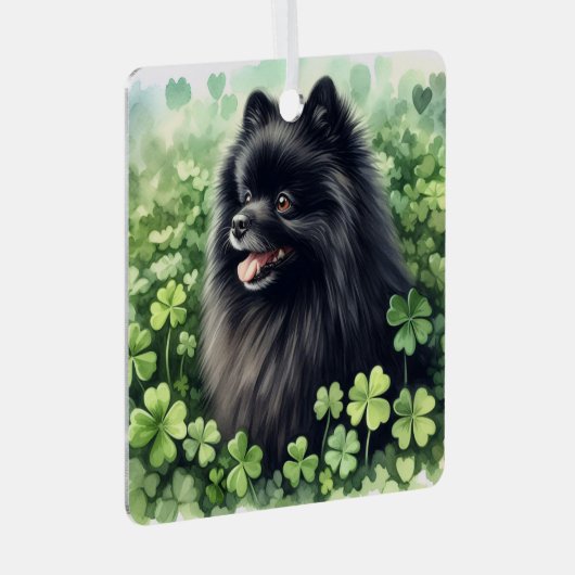 St. Patricks Day Ornament Aus Metall (Vorderseite Rechts)