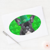 St. Patrick's Day Ovaler Aufkleber (Umschlag)