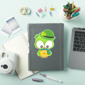 St. Patrick's Day Owl, Clovers, Leprechaun Hat Aufkleber (iPad Hülle)