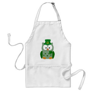St. Patrick's Day Owl Schürze