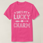 St Patricks Day Paare Shmy Lucky Charm Matchi T-Shirt (Design vorne)