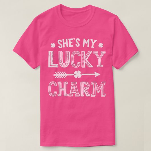 St Patricks Day Paare Shmy Lucky Charm Matchi T-Shirt (Design vorne)