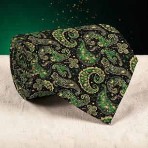 St. Patrick's Day Paisley Maßgeschneiderte Krawatt Krawatte