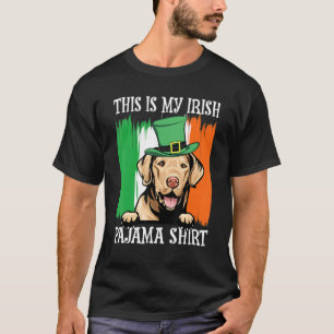 St Patrick's Day Pajamas Chesapeake Bay Retriever T-Shirt