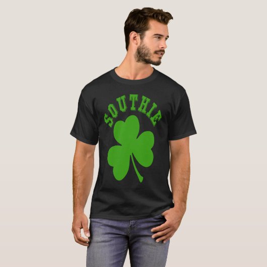 St Patricks Day pajamas Irish Southie Irish South T-Shirt (Vorne ganz)