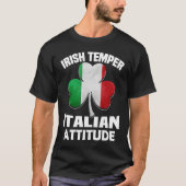 St Patrick's Day pajamas Irish Temper Italian Atti T-Shirt (Vorderseite)