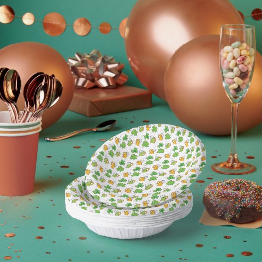 St. Patrick's Day Paper Bowls Pappteller (Multi)