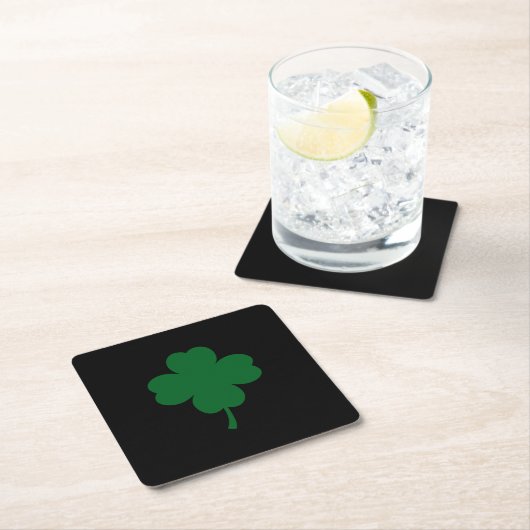 St. Patrick's Day Paper Coaster Rechteckiger Pappuntersetzer (Vor Ort)