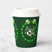 St Patrick's Day Paper Cups Pappbecher (Rückseite)