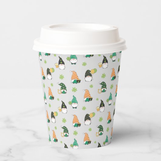 St Patrick's Day Paper Cups Pappbecher (Vorderseite)