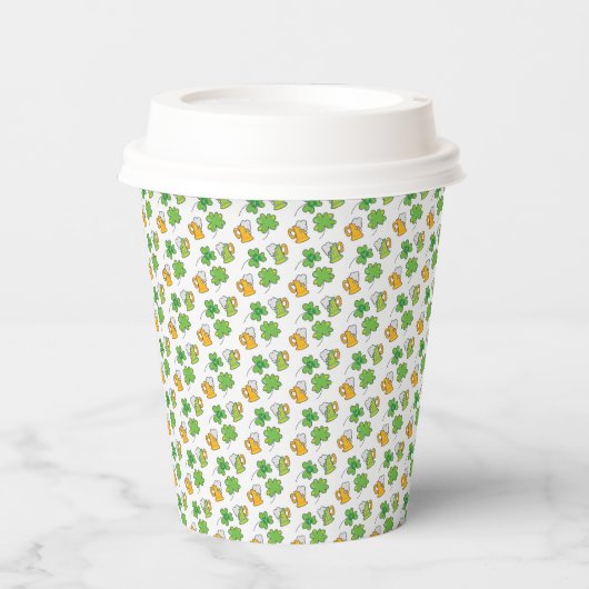 St. Patrick's Day Paper Cups Pappbecher (Vorderseite)