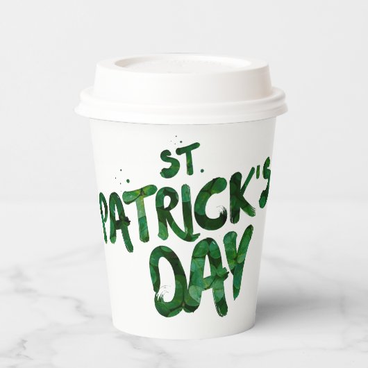 St Patrick's Day Paper Cups Pappbecher (Links)