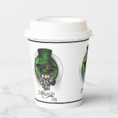 St Patrick's Day Paper Cups Pappbecher (Vorderseite)