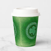 St Patrick's Day Paper Cups Pappbecher (Rückseite)