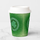 St Patrick's Day Paper Cups Pappbecher (Vorderseite)