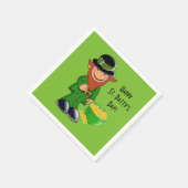 St. Patrick's Day Paper Napkin, Leprechaun Serviette (Ecke)