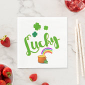 St. Patrick's Day Paper Napkins Serviette (Beispiel)