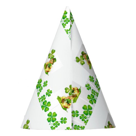 St. Patrick's Day Paper Partyhütchen (Rückseite)