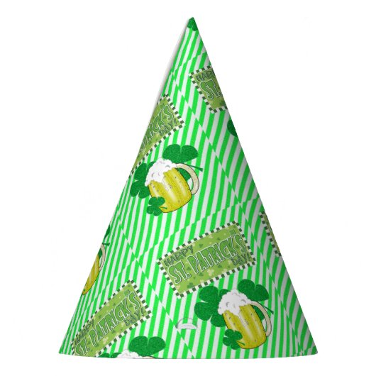 St. Patrick's Day Paper Partyhütchen (Links)