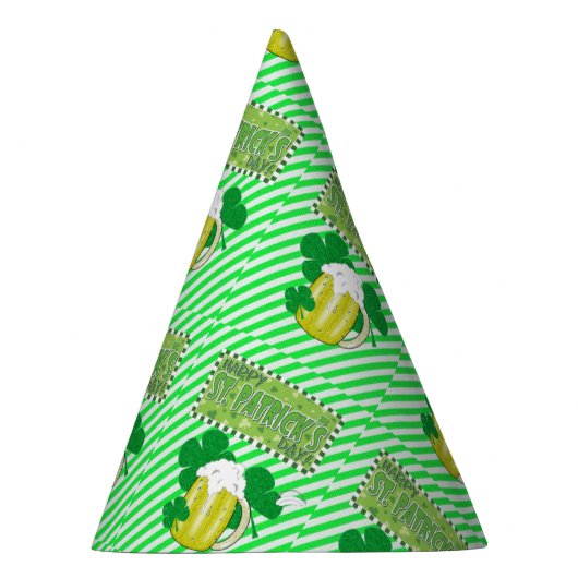 St. Patrick's Day Paper Partyhütchen (Rechts)
