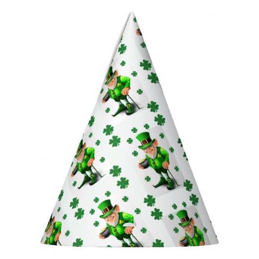 St. Patrick's Day Paper Partyhütchen (Links)