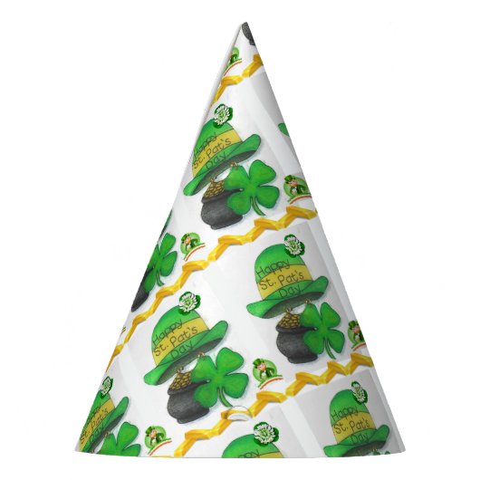 St. Patrick's Day Paper Partyhütchen (Links)