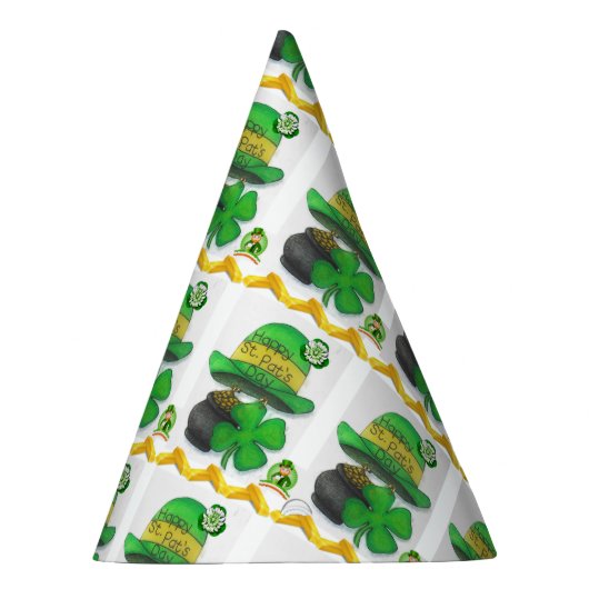 St. Patrick's Day Paper Partyhütchen (Rechts)
