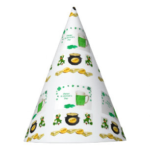 St. Patrick's Day Paper Partyhütchen
