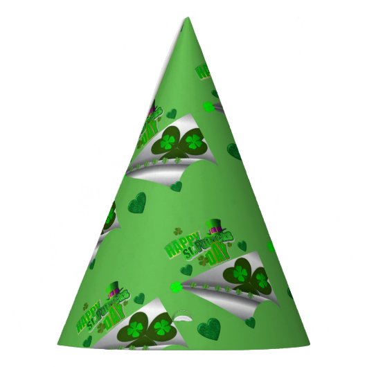 St. Patrick's Day Paper Partyhütchen (Links)