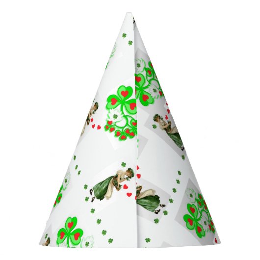 St. Patrick's Day Paper Partyhütchen (Rückseite)