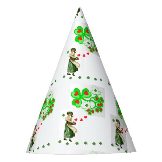 St. Patrick's Day Paper Partyhütchen (Vorderseite)
